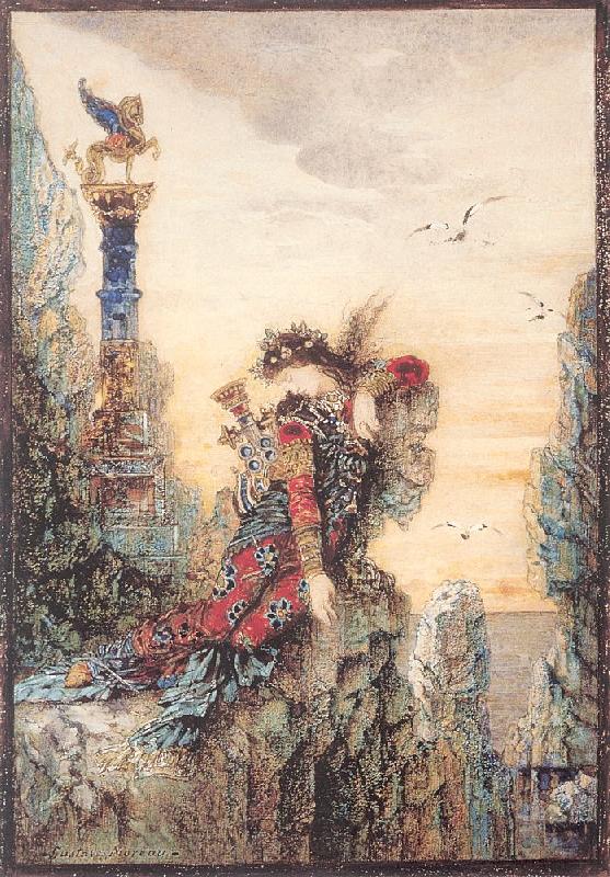 Gustave Moreau Sappho Norge oil painting art